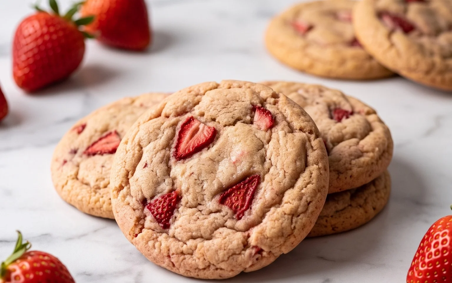Biscuits Sucre Fraise Véganes : Douceur Fruitée Estivale